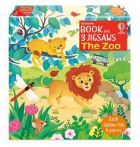 Cover image for Usborne Book and 3 Jigsaws: The Zoo