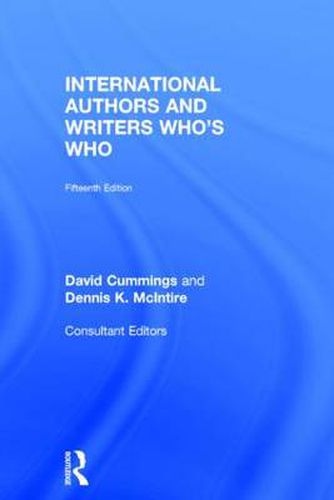 Cover image for International Authors And Writers Who's Who