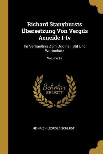 Cover image for Richard Stanyhursts UEbersetzung Von Vergils Aeneide I-Iv