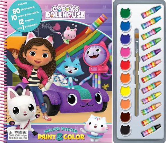 Cover image for Gabby's Dollhouse Universal Deluxe Poster Paint & Color