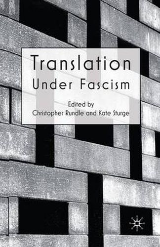 Cover image for Translation Under Fascism