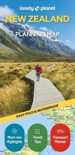 Cover image for Lonely Planet New Zealand Planning Map