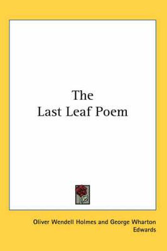 Cover image for The Last Leaf Poem