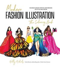 Cover image for Modern Fashion Illustration: The Coloring Book