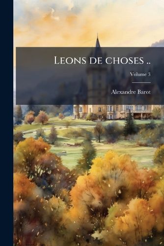 Cover image for Leons de Choses ..