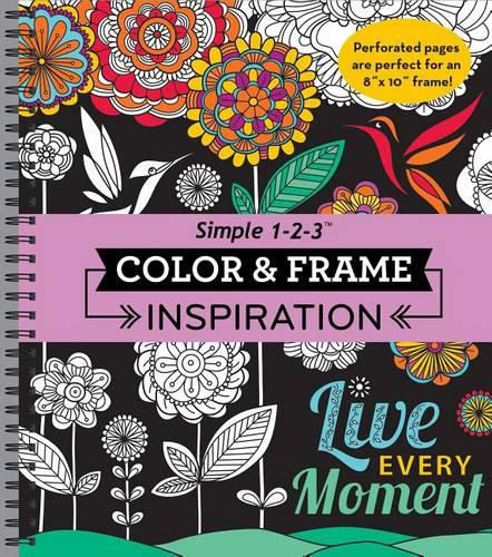 Cover image for Color & Frame - Inspiration (Adult Coloring Book)