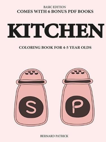 Cover image for Coloring Book for 4-5 Year Olds (Kitchen)