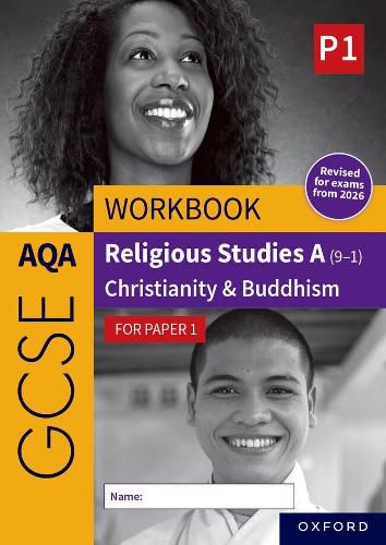 Cover image for AQA GCSE Religious Studies A (9-1) Workbook: Christianity & Buddhism for Paper 1