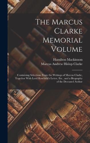 The Marcus Clarke Memorial Volume