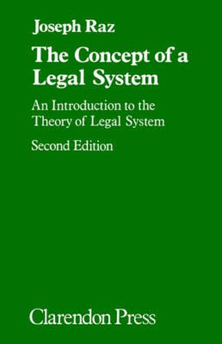 Cover image for The Concept of a Legal System