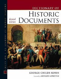 Cover image for Dictionary of Historic Documents