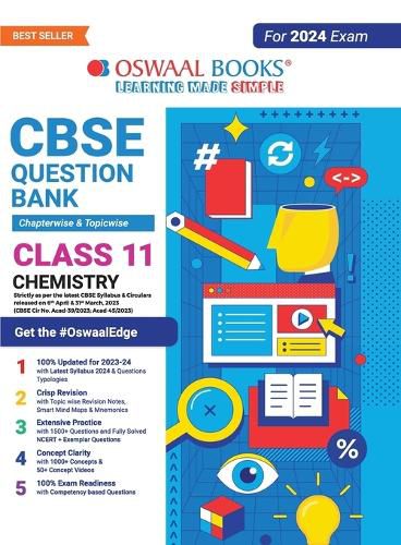 Cover image for Oswaal CBSE Class 11 Chemistry Question Bank (2024 Exam)