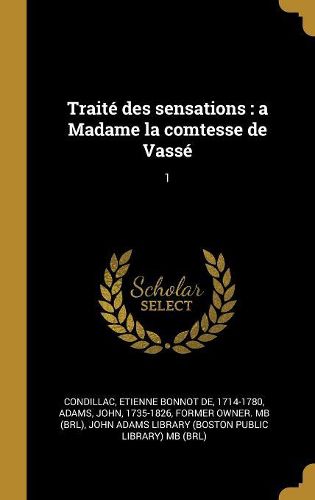 Cover image for Traite des sensations