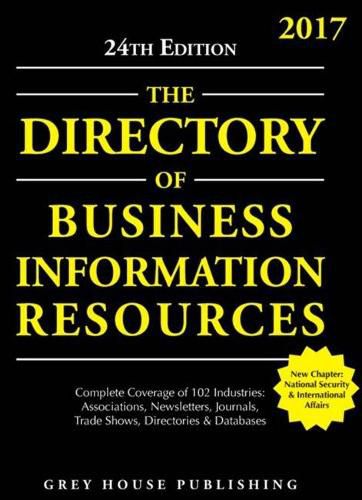 Cover image for Directory of Business Information Resources, 2017