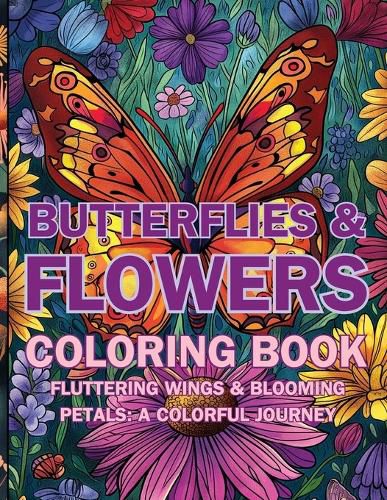 Butterflies & Flowers Coloring Book