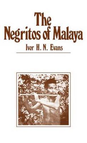 Cover image for Negritos of Malaya