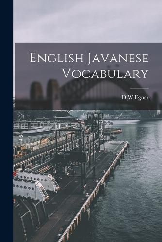 Cover image for English Javanese Vocabulary