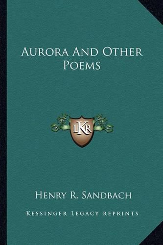 Cover image for Aurora and Other Poems