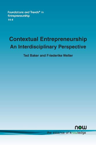 Cover image for Contextual Entrepreneurship: An Interdisciplinary Perspective