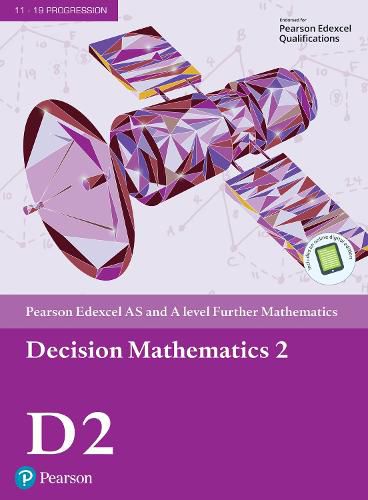 Cover image for Pearson Edexcel AS and A level Further Mathematics Decision Mathematics 2 Textbook + e-book