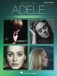 Cover image for Best of Adele for Big-Note Piano - 2nd Edition
