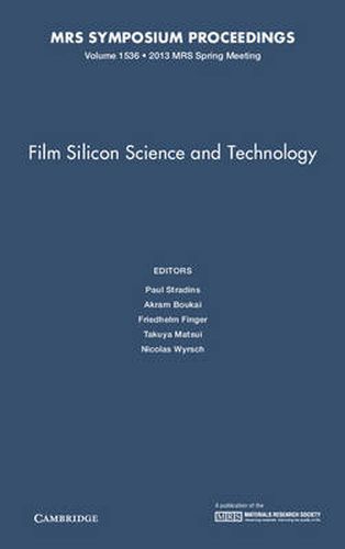 Cover image for Film Silicon Science and Technology: Volume 1536