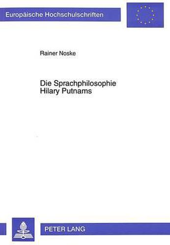 Cover image for Die Sprachphilosophie Hilary Putnams