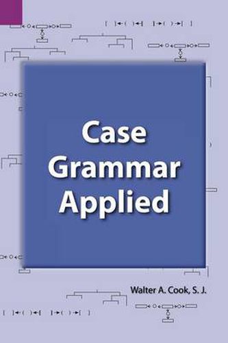 Cover image for Case Grammar Applied