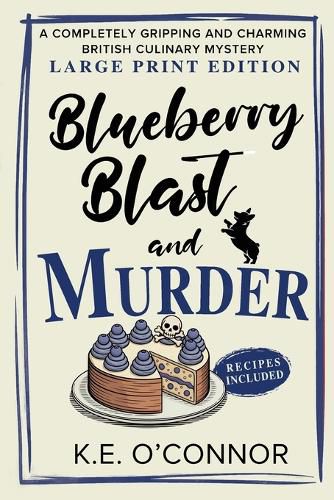Cover image for Blueberry Blast and Murder - Large Print