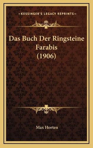 Cover image for Das Buch Der Ringsteine Farabis (1906)