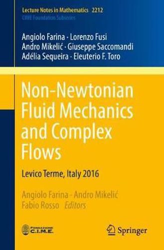 Cover image for Non-Newtonian Fluid Mechanics and Complex Flows: Levico Terme, Italy 2016