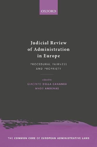 Cover image for Judicial Review of Administration in Europe