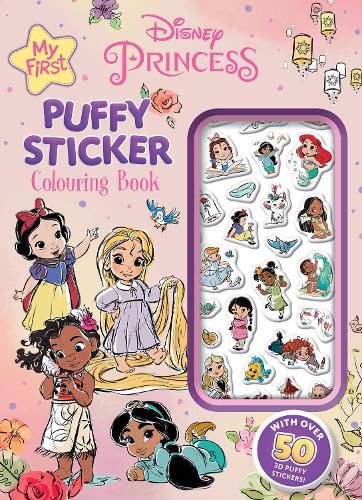 Cover image for Disney Princess: My First Puffy Sticker Colouring Book