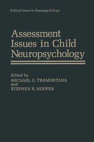 Cover image for Assessment Issues in Child Neuropsychology