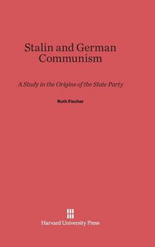 Stalin and German Communism