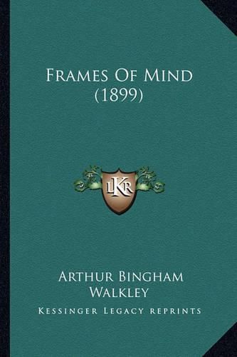 Cover image for Frames of Mind (1899)