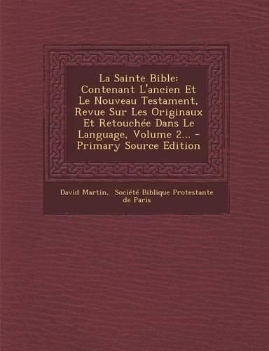 Cover image for La Sainte Bible
