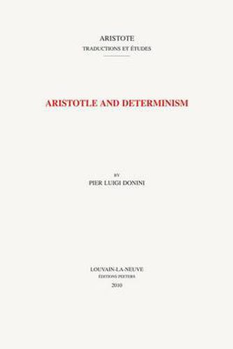 Cover image for Aristotle and Determinism