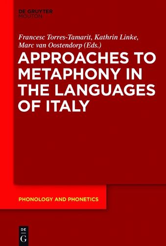 Cover image for Approaches to Metaphony in the Languages of Italy