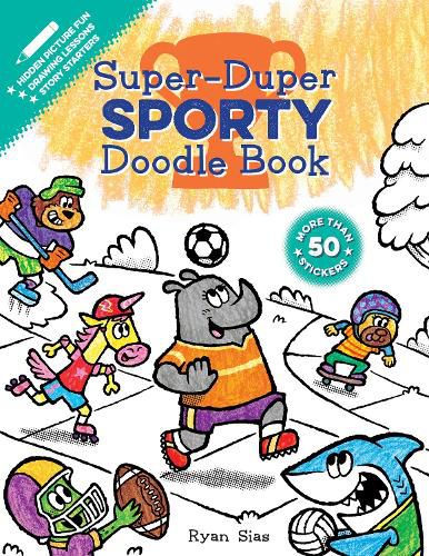 Cover image for Super-Duper Sporty Doodle Book