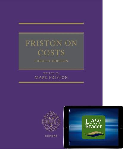 Cover image for Friston on Costs (book and digital pack)