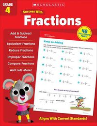 Cover image for Scholastic Success with Fractions Grade 4