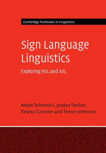 Cover image for Sign Language Linguistics