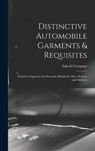 Cover image for Distinctive Automobile Garments & Requisites