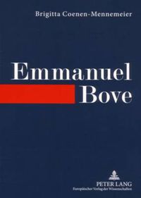 Cover image for Emmanuel Bove: Comedie humaine des Scheiterns