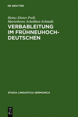 Verbableitung Im Fruhneuhochdeutschen