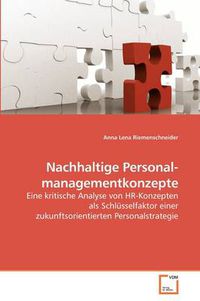 Cover image for Nachhaltige Personal- Managementkonzepte