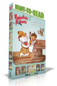 Cover image for Hamster Holmes Box of Mysteries: Hamster Holmes, a Mystery Comes Knocking; Hamster Holmes, Combing for Clues; Hamster Holmes, On the Right Track; Hamster Holmes, A Bit Stumped; Hamster Holmes, Afraid of the Dark?; Hamster Holmes, A Big-Time Puzzle