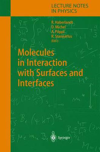 Cover image for Molecules in Interaction with Surfaces and Interfaces
