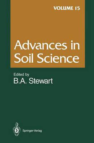 Cover image for Advances in Soil Science: Volume 15